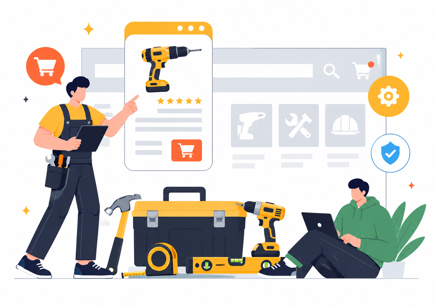 Admin panel illustration